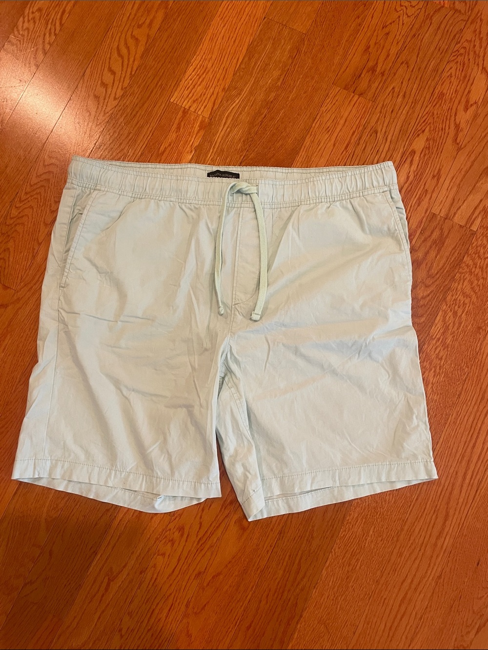 Banana Republic Mint Green Drawstring Athletic Shorts
